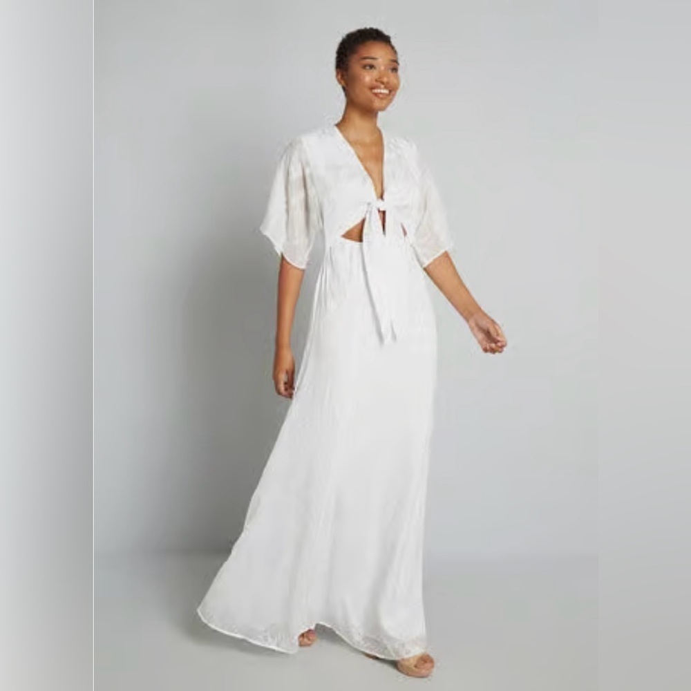 NWT Modcloth Love in the Abstract Maxi Dress 2
